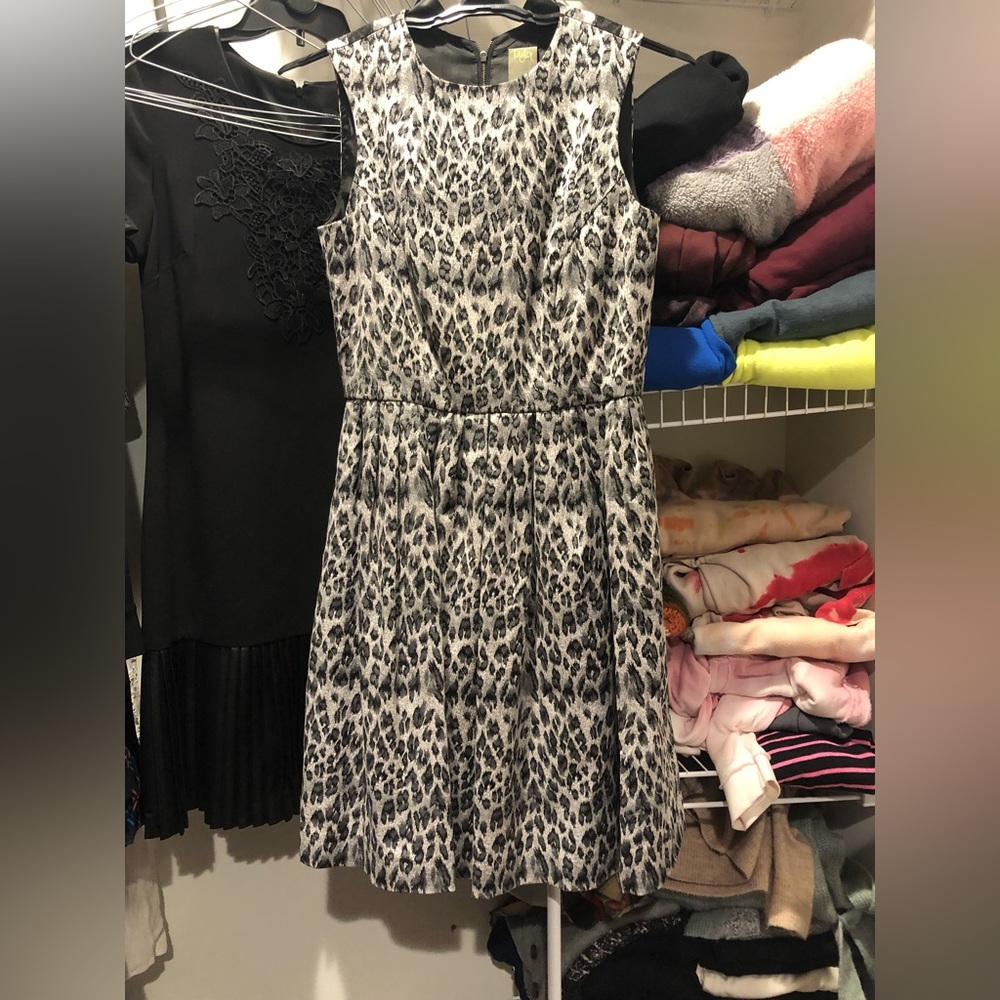 Leopard print dress